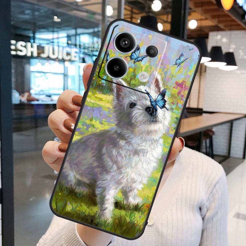 West Highland Terrier Westie Cover For Xiaomi Redmi Note 13 Pro 12 11 9 10 Pro 9S 10S 11S 12S Redmi 12 10C 12C 13C Case