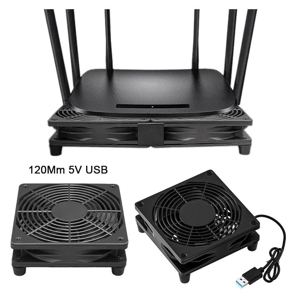 1Pcs 3 Speed Adjustable Router Cooling Fan Modem Heat Dissipation Base  WiFi Modem TV Box