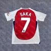 Cross-border Delivery 242526 Arsenal Short-sleeved Jersey, Star Number, Quality Printing Number, Spot Size T-shirt, Rest Assured To Shoot