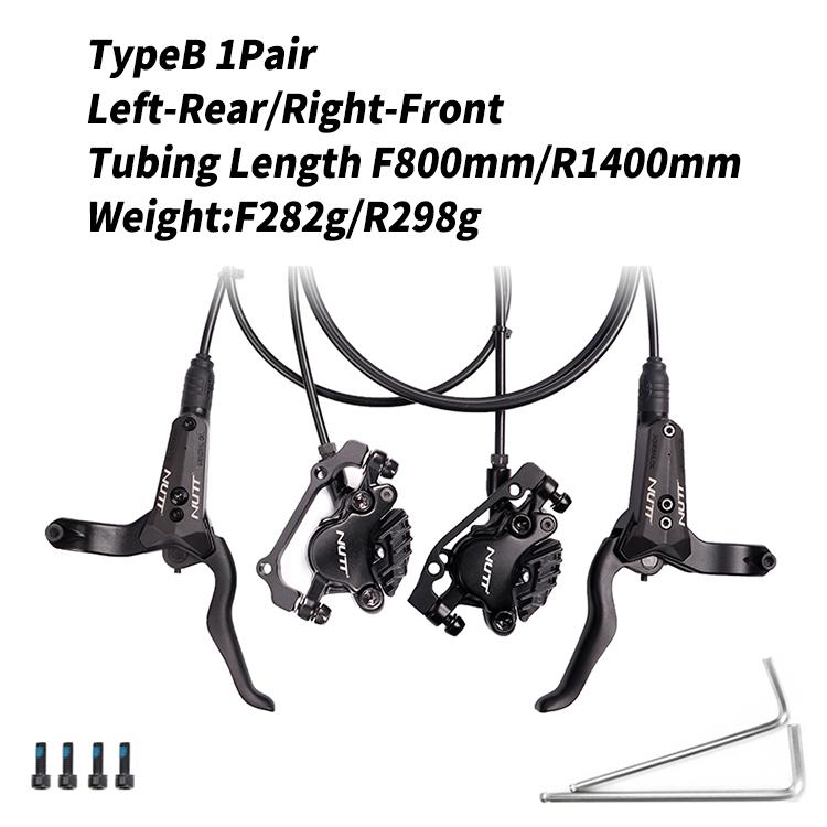 Frână cu Disc cu 2 Pistoane NUTT pentru Bicicletă MTB Bicicletă de Șosea Kit Hidraulic de Piese pentru Bicicletă cu Componente de Frână de Înaltă Performanță
