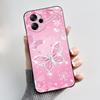 Per Oscal Tiger 12 13 Custodia Moda Farfalla Fiore Nero Morbido Silicone Custodia per Telefono per Blackview Oscal Tiger12 Tiger13 Cover