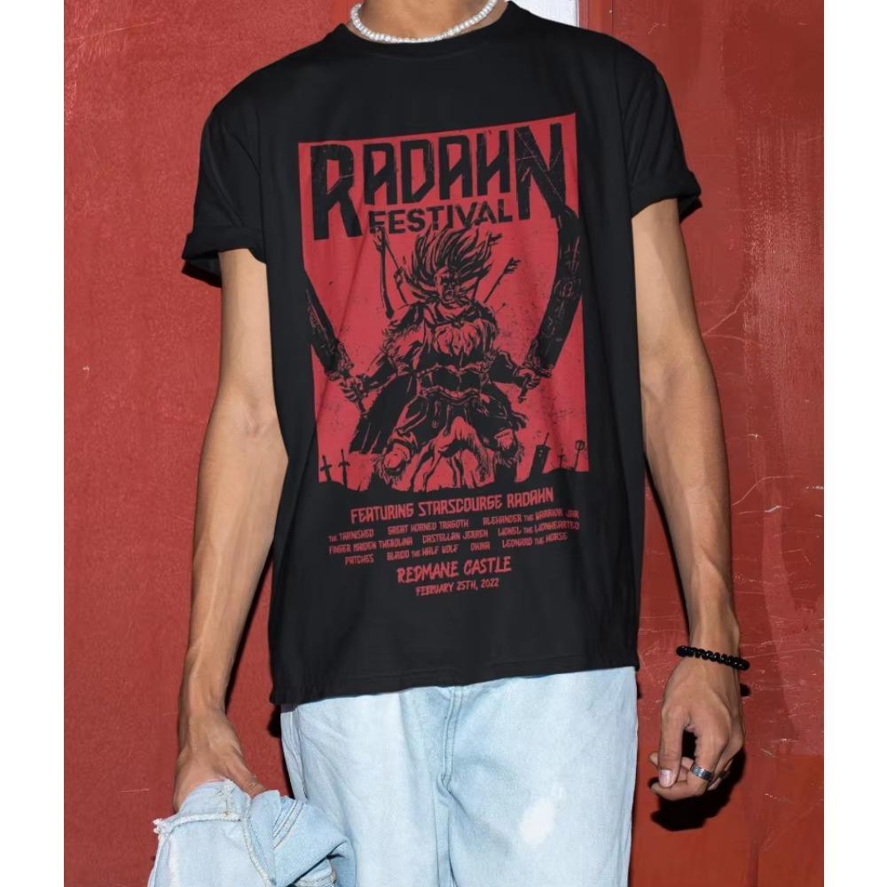 Unisex Elden Shirt Radahn Graphic Tee, Festival Shirt, Demon Tee, Soulsborne T-shirt Daily Wear Cool Top 4XL