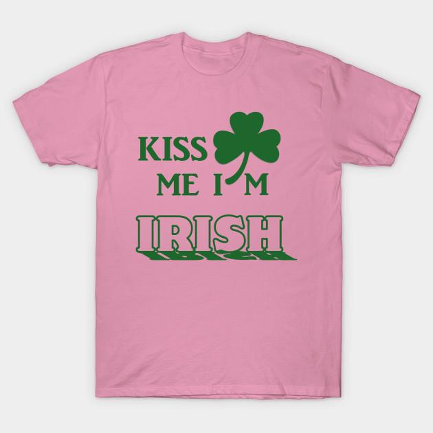 Dámské tričko Kiss Me Im Irish Harajuku potisk Kawaii tričko Léto Krátký rukáv Dámské tričko Top