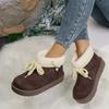 Autumn and Winter Velvet Cotton Shoes Women's Shoes 2025 New Popular Winter Thick-soled Warm Two Cotton Bread Shoes Snow Boots