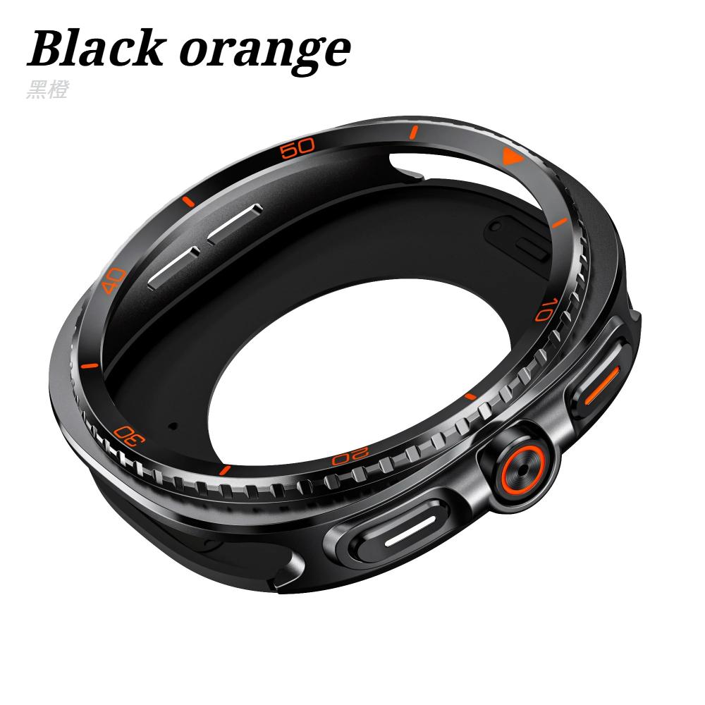 Schutzhülle aus Aluminiumlegierung für Samsung Galaxy Watch 8, Metallgehäuse, Zubehör, Hartrahmen, Metall-Schutzstoßstange für Samsung Galaxy Watch 8 (44 mm, 40 mm)