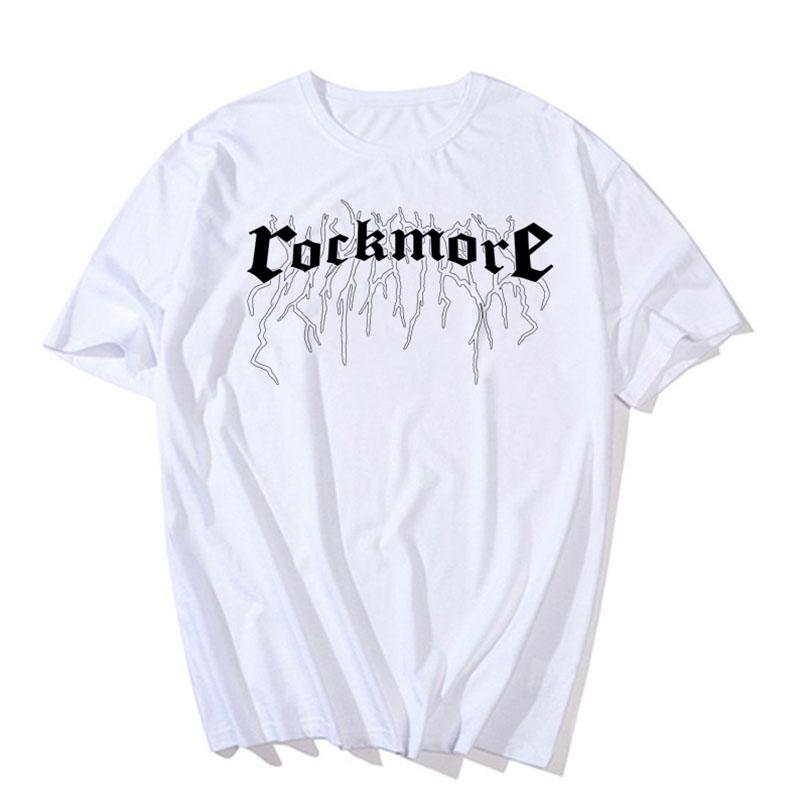 

2023 New Women T Shirt Punk Gothic Hiphop Unisex Tshirt Harajuku Sleeve Summer Vintage T-Shirt Streetwear Oversize Clothing L білий