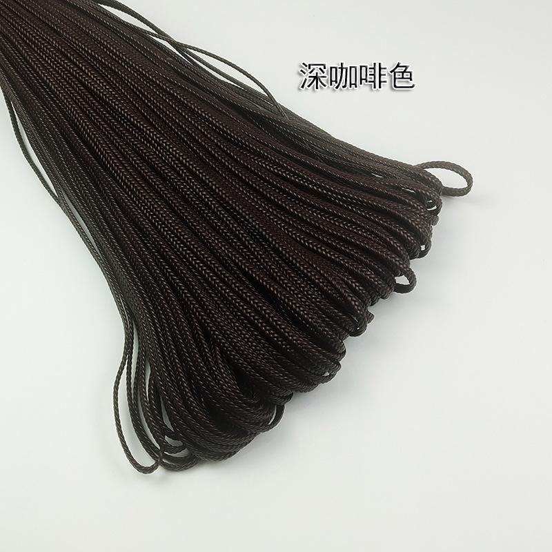 Pu Leather Five-Strand Woven Rope Diy Bracelet Shoe Material Luggage Clothing Accessories Belt Jewelry Accessories