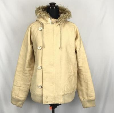 Milkfed Fur Hooded Blouson Coat Yellow Beige Men's S(USED)