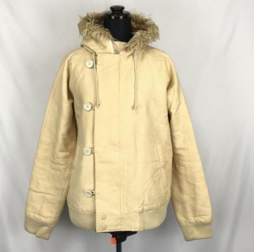 

Milkfed Fur Hooded Blouson Coat Yellow Beige Men s S