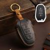 Leather Key Case Car Cover Keychian for Peugeot 207 208 3008 206 308 508 2008 407 5008 301 for Citroen C3 C4 C5 Berlingo Remote