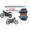 Royal Enfield "Graphite Blue Scram 411 Left & Right Side Panel With Sticker"