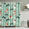 1Pccute Halloween Bat Ghost Shower Curtain For Bathroom Kids Baby Room Decorations