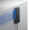 Sanwa Supply Gigabit compatible tap type switching hub ports with (8 magnet) LAN-GIGAT803BK