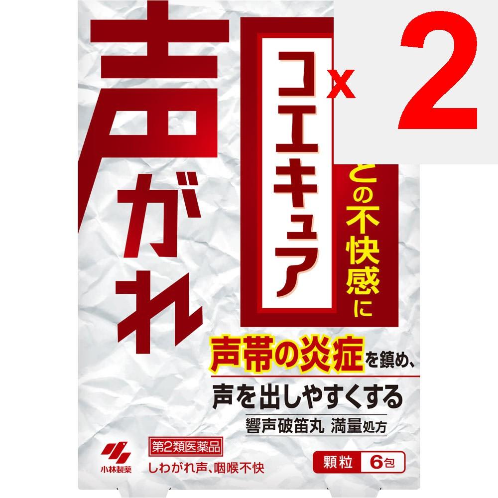 Kobayashi Pharmaceutical CoeCure 6 packets Powders, Granules, Tablets, Capsules Indications: Hoarseness, throat discomfort Note) Can be used regardles