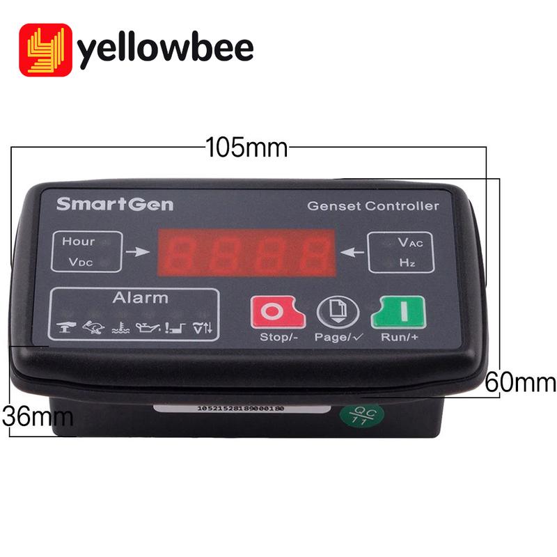 mgc100 Small Genset Controller Auto 7Start Protection Module Universal Led Display Controller Board Diesel Generator Part