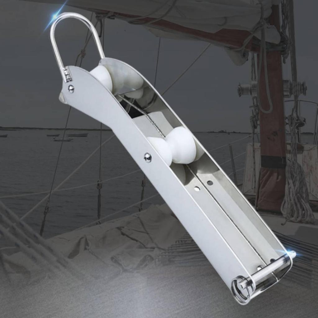 Stainless Steel Anchor Roller 316 Bracket Heavy Duty Rope Guide