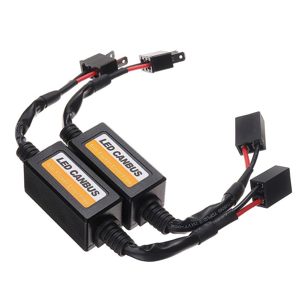 2pcs H7 Headlight LED Canbus Decoder Canceller Error Resistor - Reliable