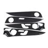 For Mercedes Benz E Class W213 E200 E300 2016-2026 ABS Carbon Fiber Interior Door Panel Cover Protective Trims Car Accessories