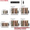2D flat printing 2pcs Drapes Retro hairdressing elements Digital Printed Polyester Drapes Festive Holiday Perfect for Festive