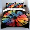 Colorful Floral Bedding Set Soft Comfortable Duvet Cover Bedding Set Included 1*Duvet Cover & 2*Pillowcases, Gift