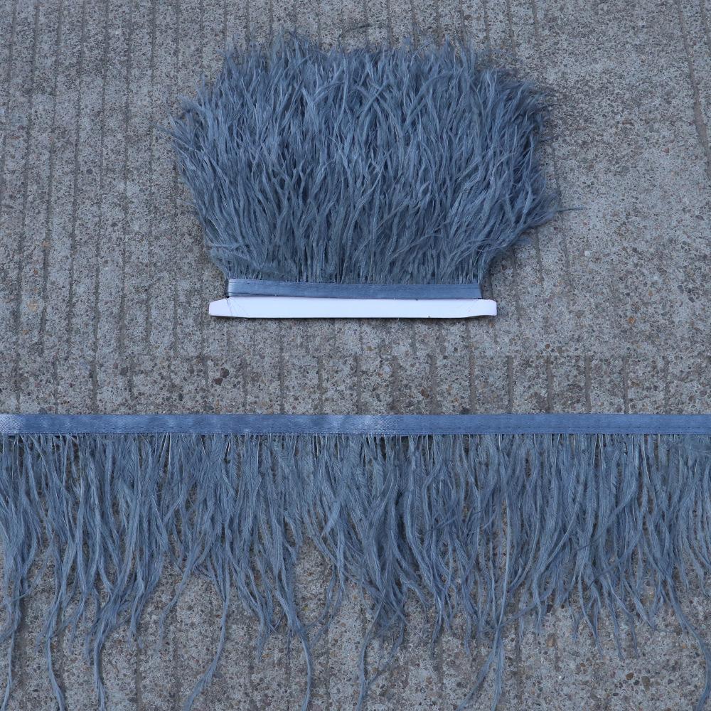Thickened Encryption Ostrich Hair Cloth Edge 10-15Cm Feather Clothing Skirt Accessories