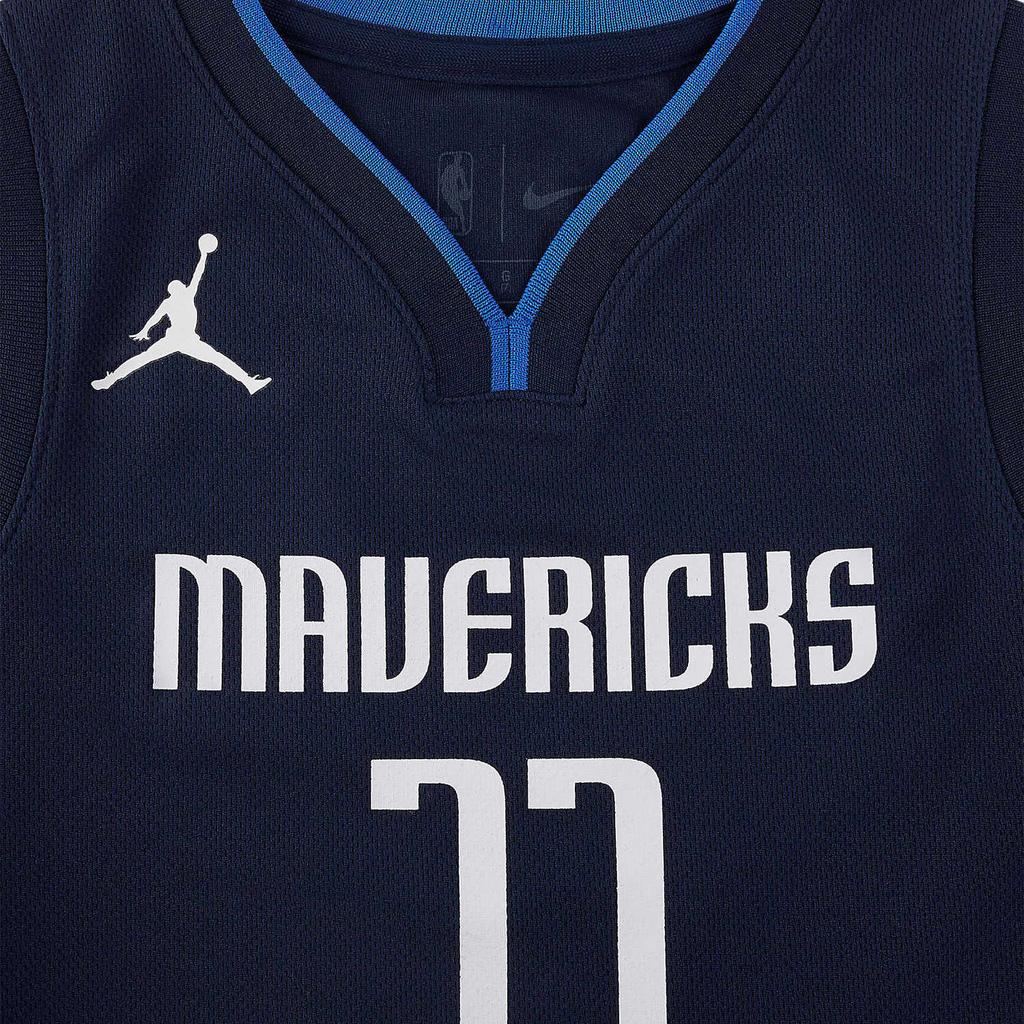 Jordan Statement Edition Letter Number Print Color Block Jersey Kids jerseys Deep-Blue DR1056-419