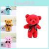 Customizable Teddy Bear Plush Keychain Cute Soft Stuffed Animal Gift For Kids