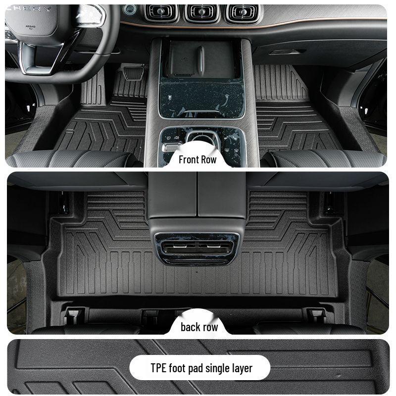 Chery Tiggo 9 TPE Full Coverage Floor Mats for 5/7 Seat Models 5-Seater (4WD)