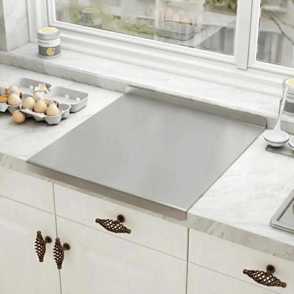 Anti-Mold Chopping Board Double-sided Chopping Block Stainless Steel Cutting Board  Cutting Dough
