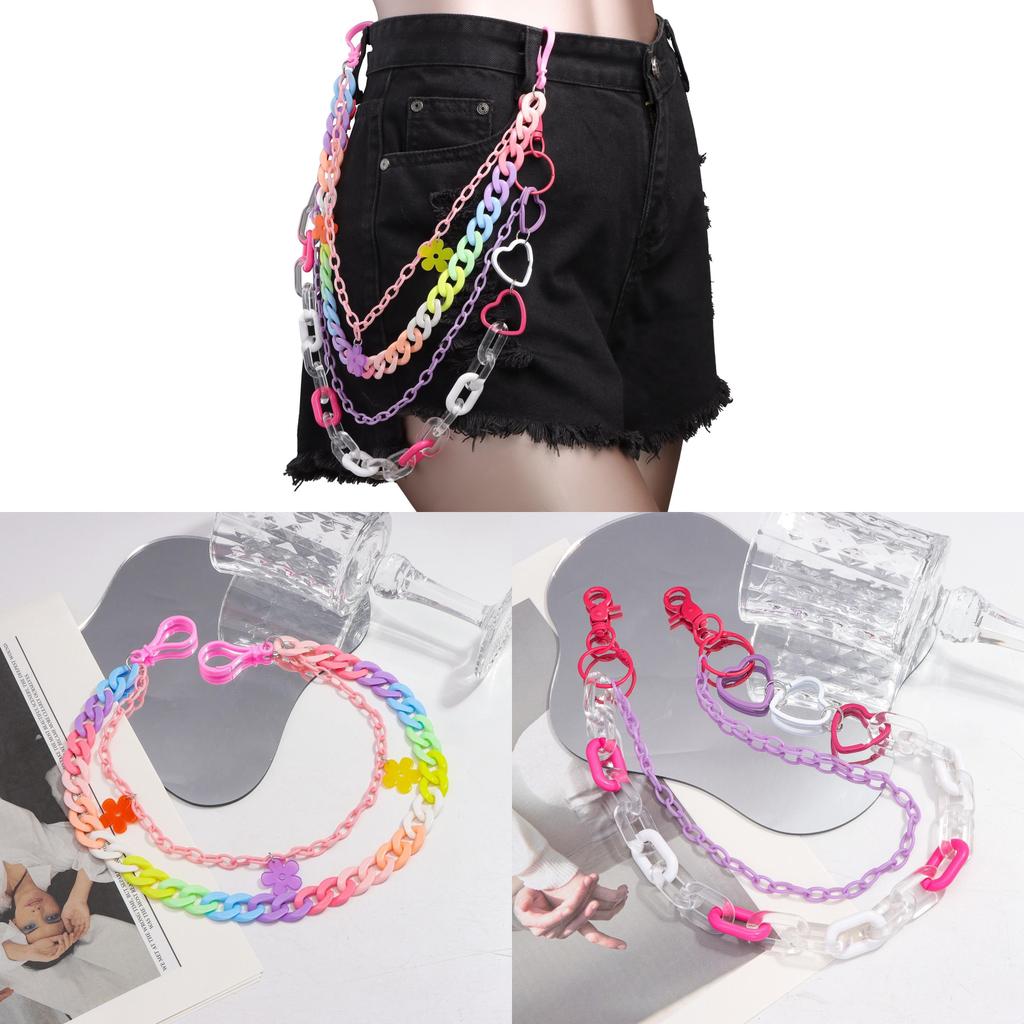 Heart Pendant Chain For Women With Removable Link Fashion Accessory For Summer Wear