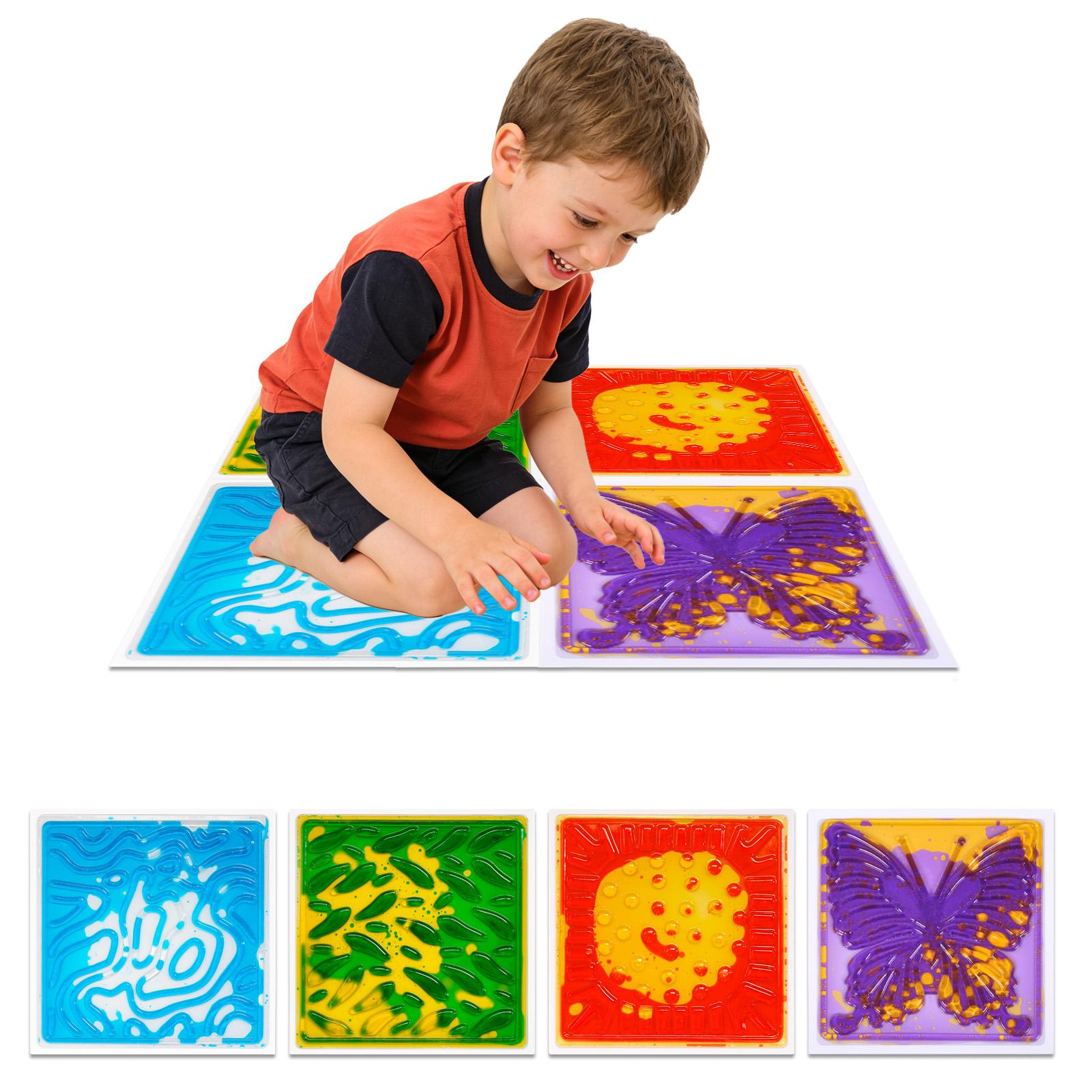 

Textured Floor Mat Sensory 3-12 Years Kids Tactile Training Mat Classroom Early Education Puzzle Mat разноцветный