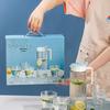 Jingling Glass Cold Water Pitcher & Tea Set