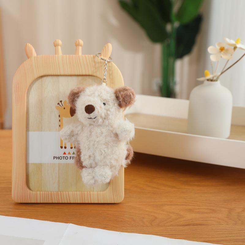 Boutique Barcelona Bear Doll Pendant Ginger Dessert Pendant Plush Toy Snack Bag Pendant Keychain