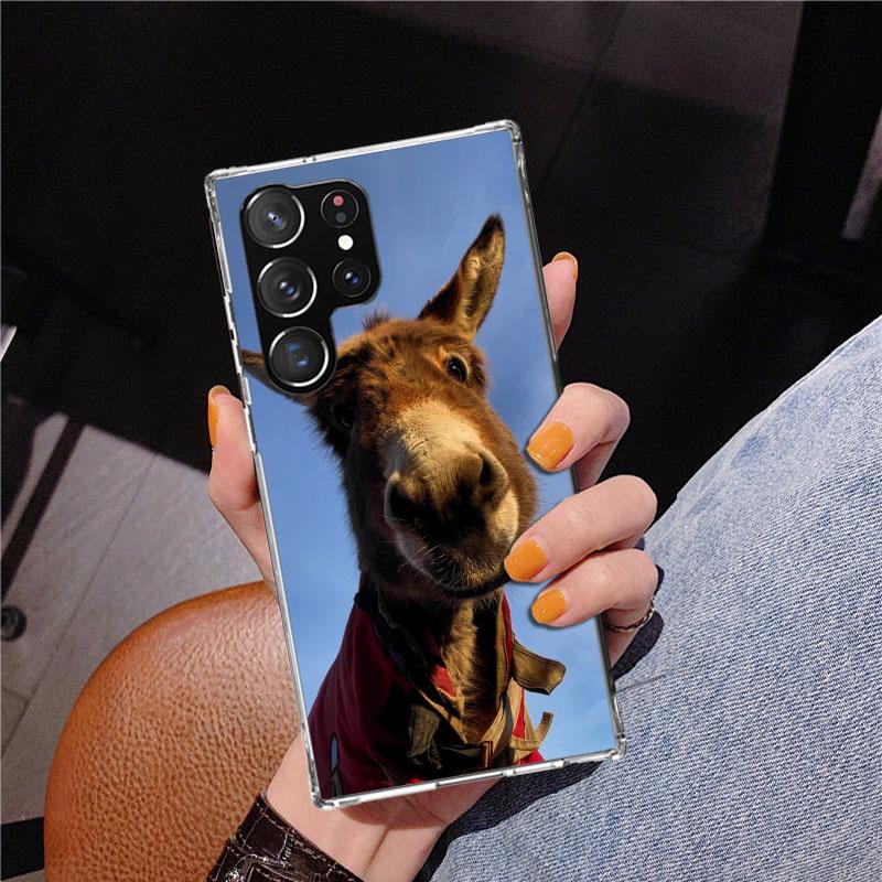Lustige Esel Handyhülle Für Samsung Galaxy S24 S25 Edge S26 Ultra S23 S22 S21 Plus S20 FE + Personalisierte Druckabdeckung Galaxy S24