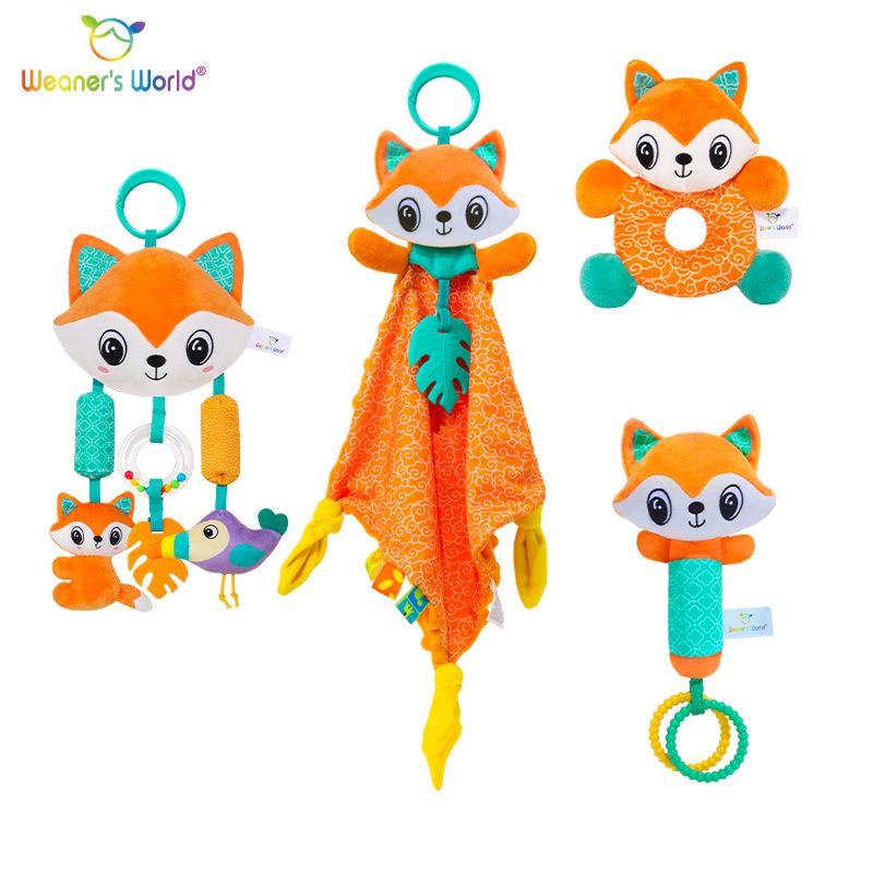 

Weaners World Набор подвесок-колокольчиков и погремушек в виде лисички для успокоения