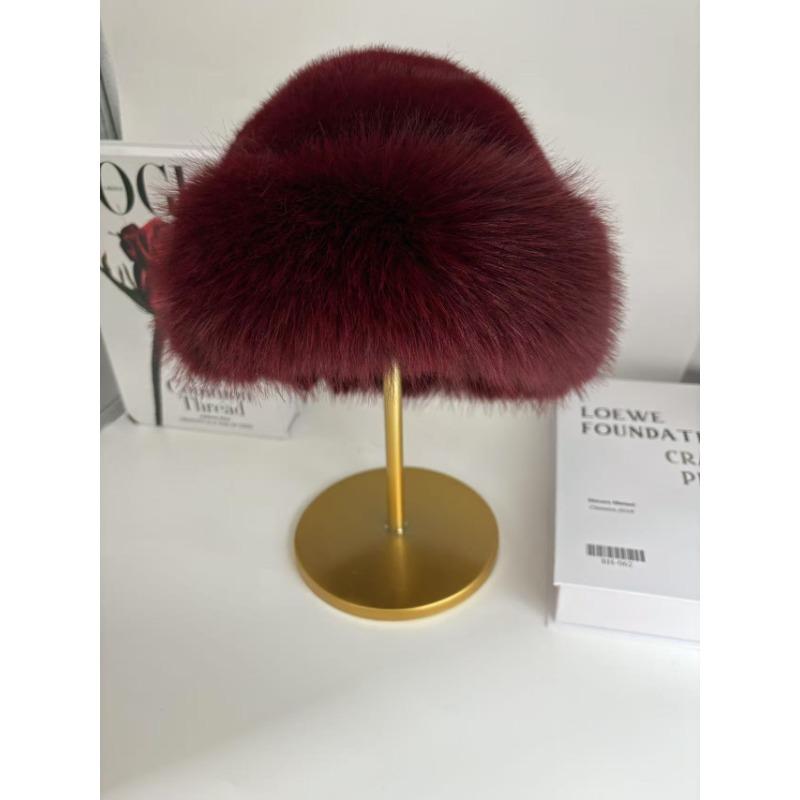 New Women's Plush Bucket Hat - Warm Winter Fisherman Hat with Fluffy Lining, Christmas Gift Panama Cap for Cold Weather