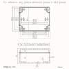 Junction Box, Zulkit Project Box IP65 Waterproof Outdoor Box ABS Plastic Electrical Boxes Electronic Enclosure Black 4.5 X 3.5 X 2.2 Inch(115 X 90 X