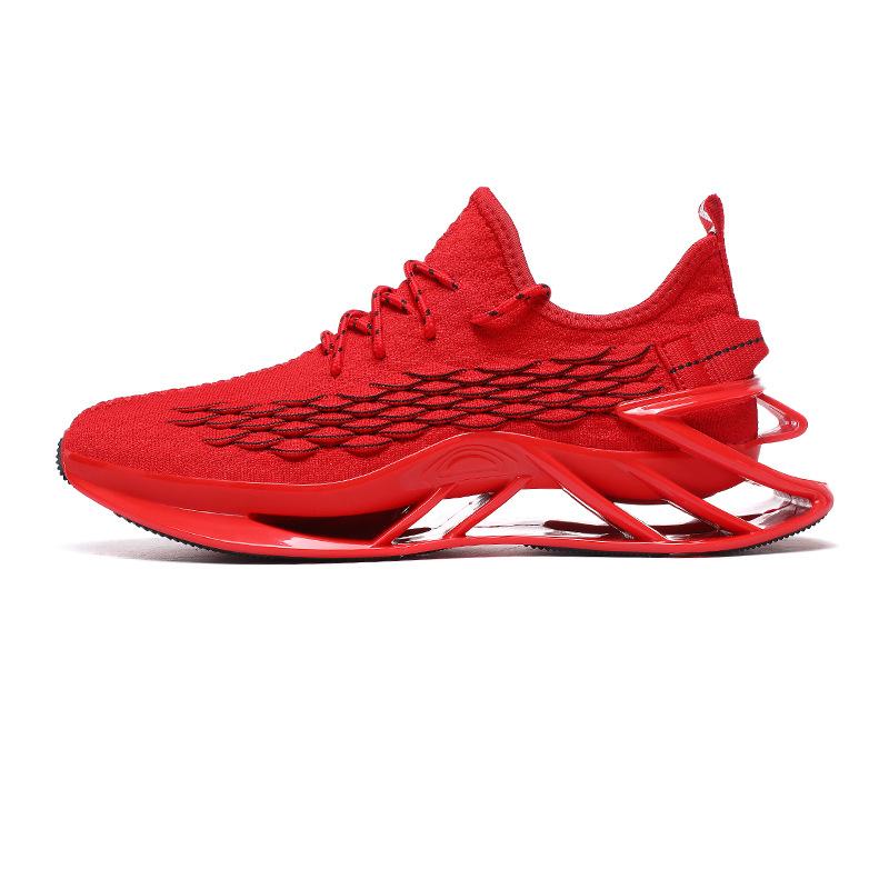 

2025 spring and summer new models, large size men s sports running shoes versatile student blade shoes casual trendy shoes men 46 красный