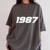 Custom Birth Year Shirt, Personalized Year Est Shirt, Retro Birthday Gift Graphic Tee, Vintage 90s Aesthetic Collegiate Varsity T-Shirt