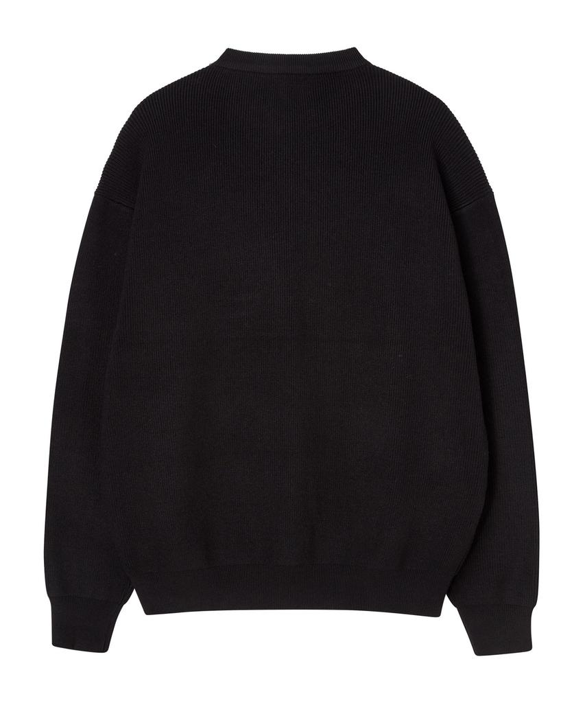THE GREEN LAB Hazzi Round Oversized Knit [Black]