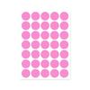Colorful A5 Dot Stickers: Blank Round Adhesive Labels for Handwriting, Classification, and Sealing
