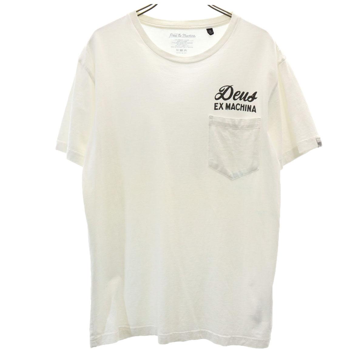 

Deus Ex Machina Short sleeve T-shirt S white Men s Used