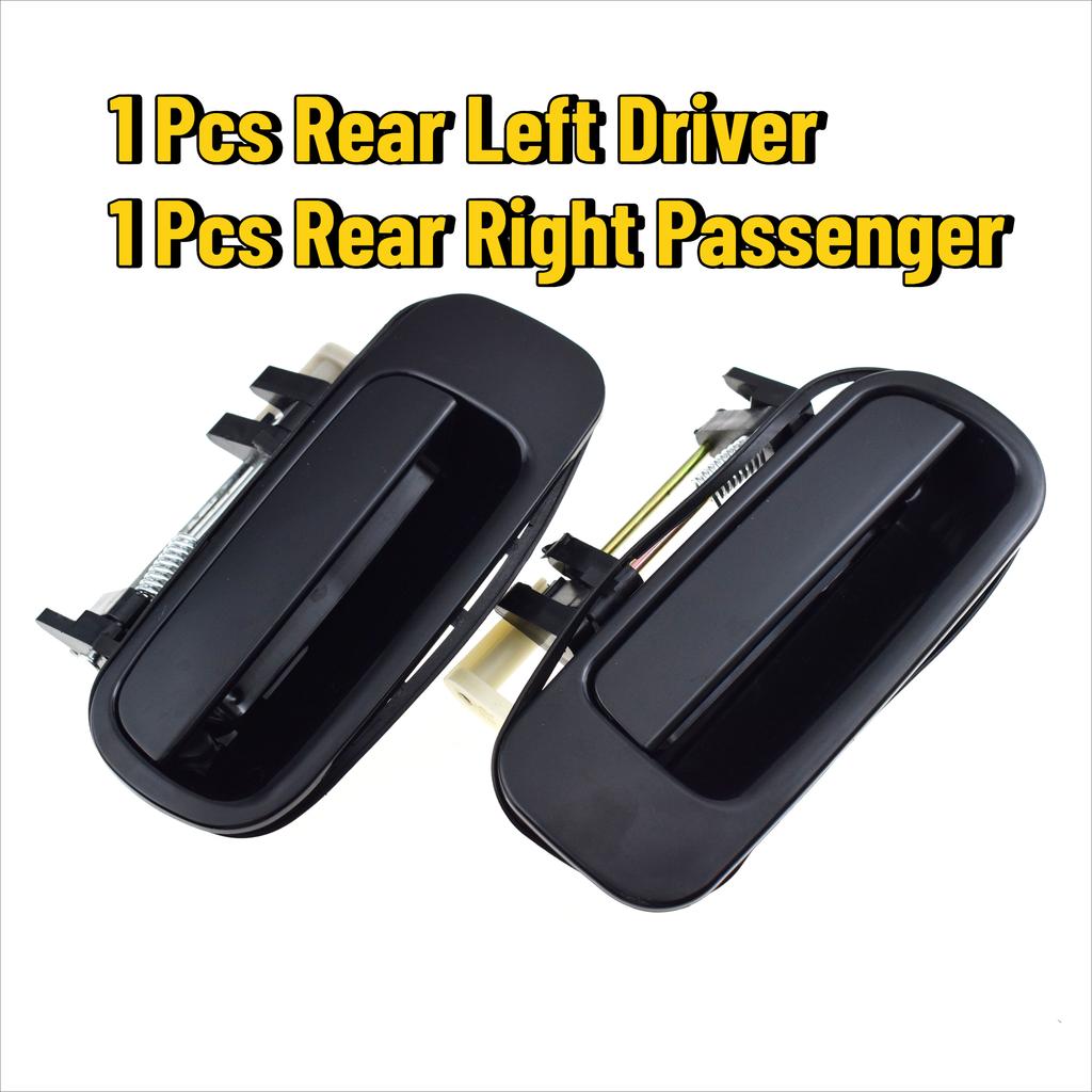 1/2/4 Pc Black Outside Door Handle Front Rear Left Driver or Right Passenger For Toyota Camry 1992 1993 1994 1995 1996 2.2L 3.0L