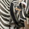 Wild Animal Zebra Chiffon Sheer Curtains for Living Room Bedroom Home Decoration Window Voile Tulle Curtain Drapes