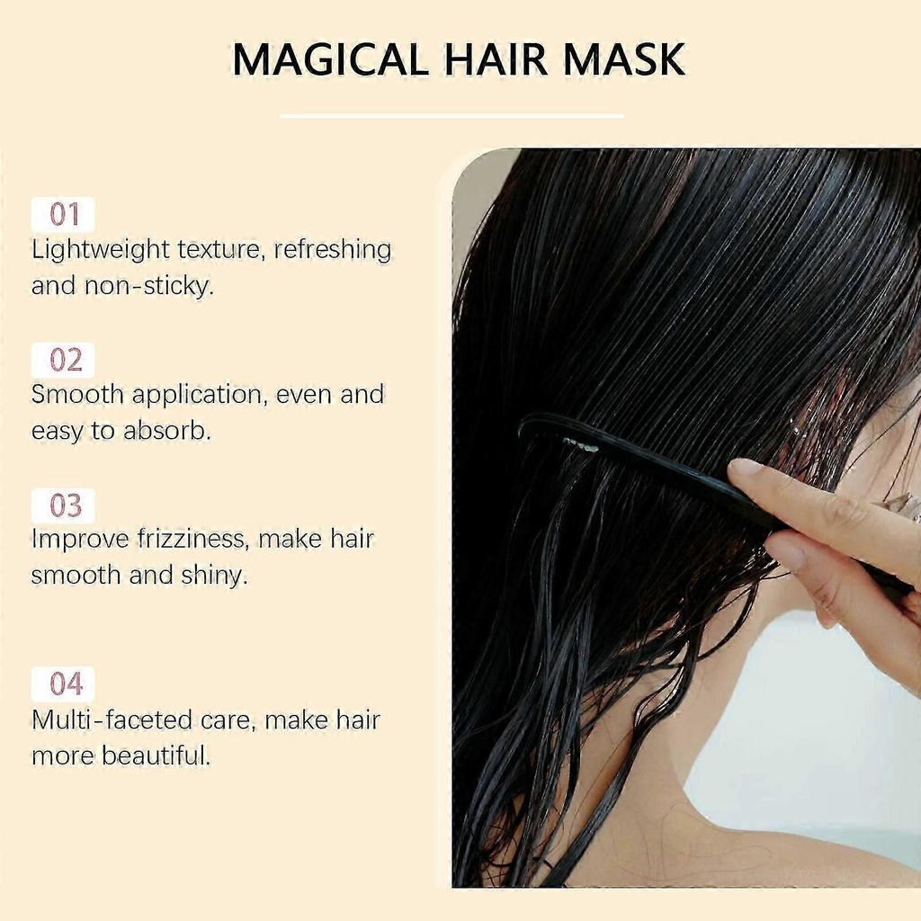 Magical Hair Mask Molecular Repair Hair Mask, 100g Advanced Molecular Deep Conditioning for Dry Hair Hair Ends Hydration Hair Root Treatment Softness