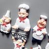 Refrigerator Cook Decorative Magnetic 3D Board Stickers Fridge Magnets Message Sticker Note Holder