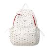 High-Value Japanese and Korean Style Fresh Polka Dot Print Backpack for Girls and Boys Elementary and Middle School Students Double Shoulder Bag