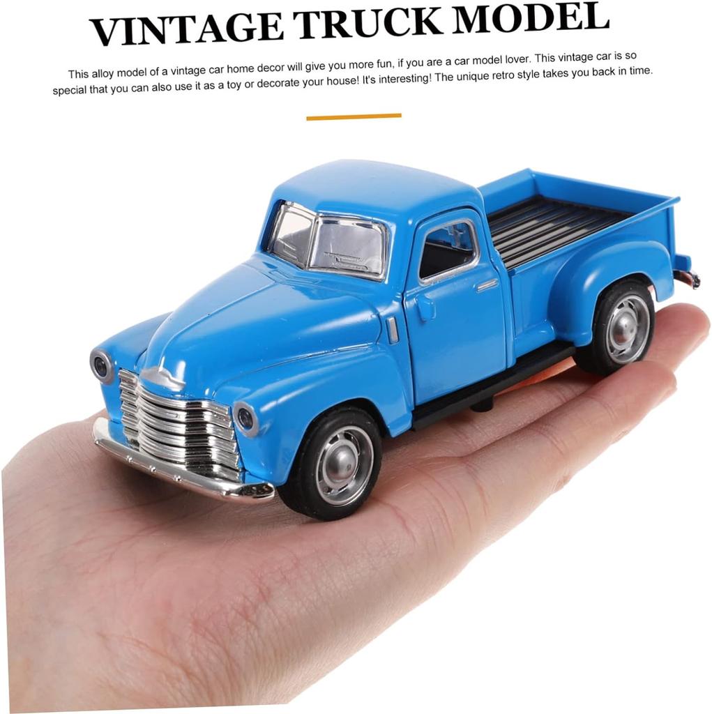 Die-cast Model Toys,Car Alloy Ford Pickup Trucks,Classical Vintage Metal Models,Dining Table Decorations, Home, Car, Office, Children, Gift Sky
