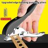 Manuelle Stanz-Kantenanleimzange 8/10 mm Loch Stanzwerkzeug für Kunststoffplatten Papier PVC ABS Öffner Nagelloch Abdeckzange