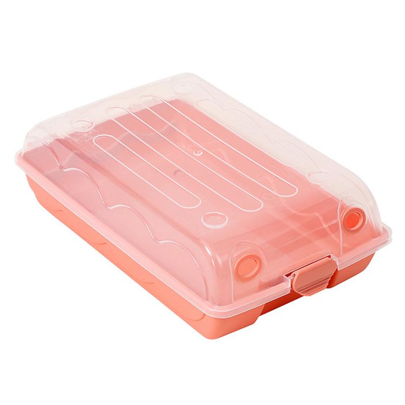 

Ящик для хранения обуви, складной ящик для обуви, толстый прозрачный пластиковый ящик для хранения обуви, сортировочная коробка, новая S розовый